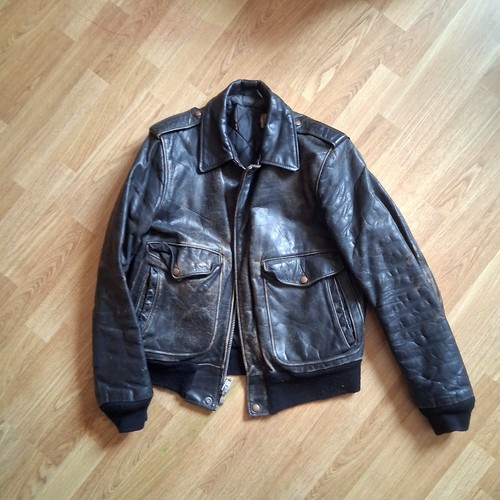 Giacca pelle schott vintage - in,