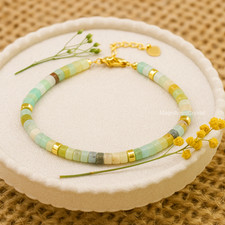 Bracciale Giada Tubo Perline