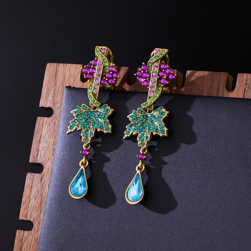 Orecchini vintage strass - orecchini,