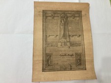 WW1 LA GRANDE GUERRA ATTESTATO