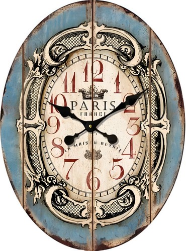 Orologio muro ovale - orologio,