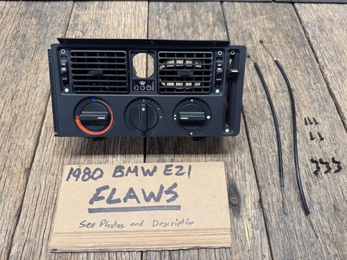 Flaws bmw e21 - e21, heater