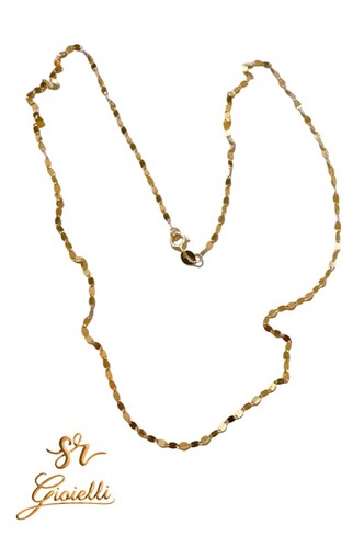 Collana specchiata oro - in,