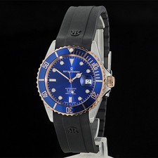 REVUE THOMMEN Diver AUTOMATICO Orologio da Polso Uomo Acciaio Bicolore 17571.2855 NUOVO