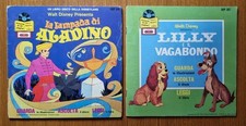 Lotto di 2 Libro-disco Disney