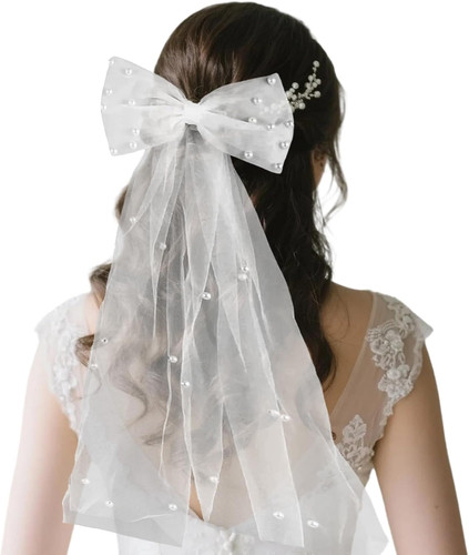 Velo sposa fiocco con - da,
