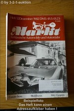 Mercato D'Auto D'Epoca 12/82