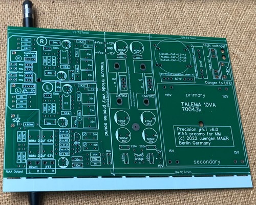 Preamplificatore phono pcb - phono,