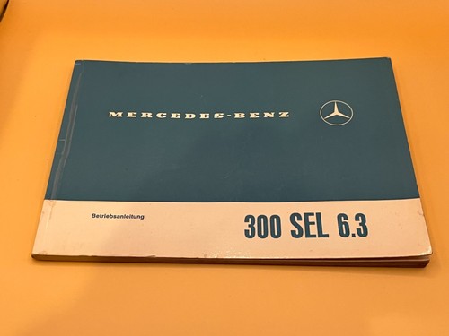 Mercedes benz 300 sel 3 - 300, 6.3