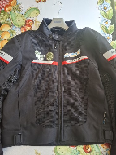 Giacca moto uomo - estiva, nera