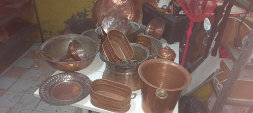 Pentolame oggetti rame - pentolame,oggetti, in