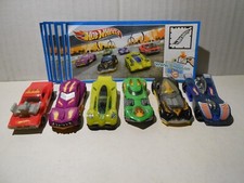 KINDER FERRERO: SERIE 6 AUTO HOT WEELS + 6 CART.  TR 125-126-127-128-129-130 