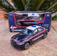 modellino auto 1:43 alfa romeo giulia dei carabinieri modellini  bburago diecast