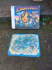 Tabello Scenario + Scatola L’isola di fuoco gioco mb prima edizione 1987 Ricambi