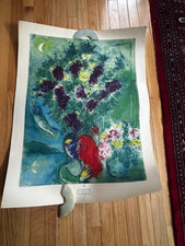 Original Mark Chagall Les deux