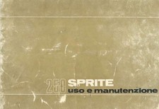 MANUALE USO E MANUTENZIONE BENELLI MOTOBI 250 SPRITE (MA36)