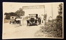 Antica insegna acqua vintage