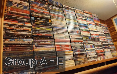 Dvd blowout sale - a-e,, $2-$12