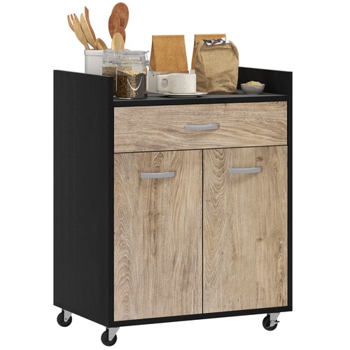 Homcom carrello cucina - cucina, con