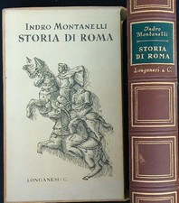 STORIA DI ROMA MONTANELLI INDRO RIZZOLI 1958  RILEGATO