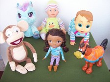 Lotto 6 bambole bambolotti: Dottoressa peluche Baby unicorn Teo bebe, Takmay