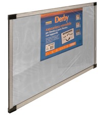 ZANZARIERA ESTENSIBILE "DERBY" ARGENTO 50X40 CM