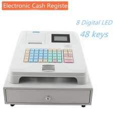 Registratore di cassa elettronico display led 48 tasti adatto per industria ristorazione