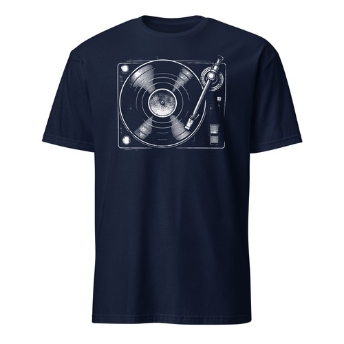 Maglietta disco vinile