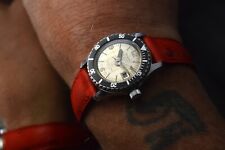 SICURA BY BREITLING LADIES SUBMARINE DATE VINTAGE DIVER MONTRE OROLOGIO SUB 30MM