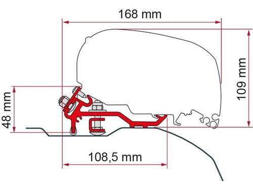 Staffe per f80 - per, fiat