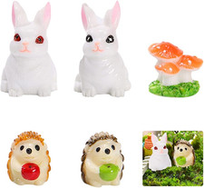 5Pcs Figurine Di Coniglio in