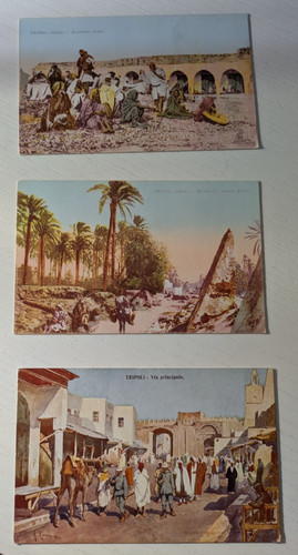 Cartoline coloniali tripoli - cartoline,