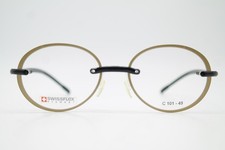 Occhiali SWISSFLEX C 101-49 Marrone Nero Ovale Montatura Nuova