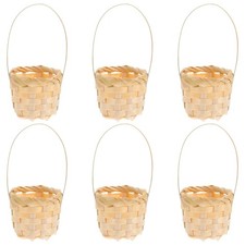  6 Pezzi Cesti in Vimini Scrivania Organizzatore Disordine Festa Compleanno Bomboniera