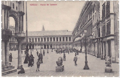 Venezia piazza dei - -, leoncini