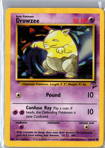 Drowzee 130 set base comune - drowzee,
