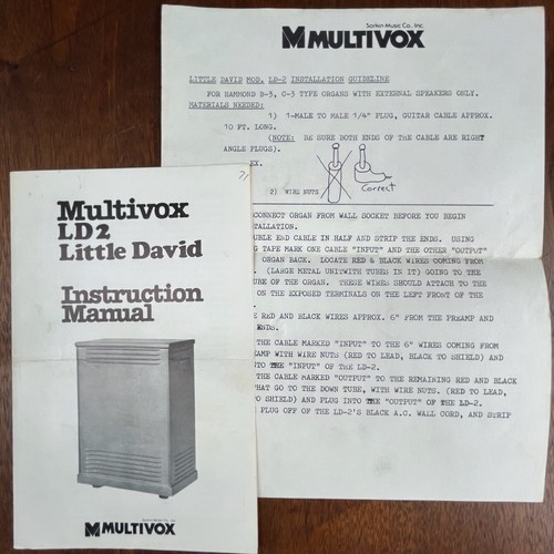 Vintage multivox ld2 - multivox,