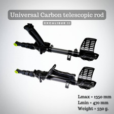 Asta telescopica carbonio - in,