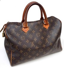 Borsa a mano vintage Louis Vuitton Speedy 30 Monogram pelle Boston Bag SP1112