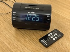 Sony ICF-C11iP Radio Sveglia iPod/iPhone Lightning Dock Altoparlante AM/FM Nero