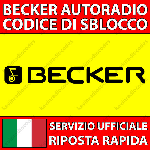 Becker radio codice di - ✅becker,