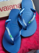 infradito havaianas Logo Blu