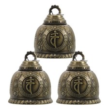  3 campanelle per artigianato: mini campanelle decorative vintage a forma di