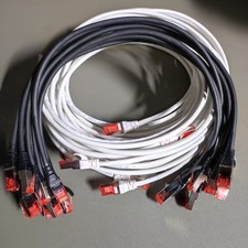 20x Cavi patch ethernet lan puro rame Digitus DK-1644 Cat6 RJ-45 0,5m e 2m