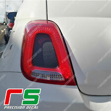 fiat 500 595 695 abarth ADESIVI modanatura fari posteriori tuning carbon look