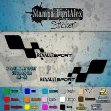 2 adesivi RENAULT Sport lato