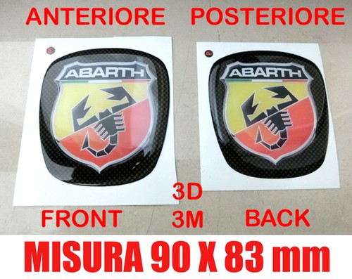 Kit adesivi abarth 3m - abarth, 3d