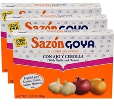 Sazon Goya Ajo y Cebolla