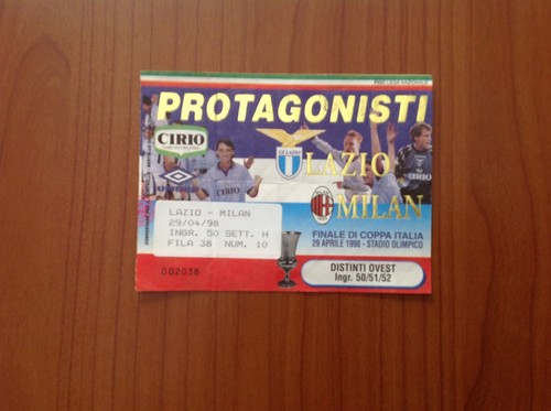Biglietto ticket milan - biglietto/ticket, coppa