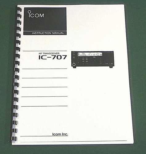 Icom 707 manuale di - manuale,